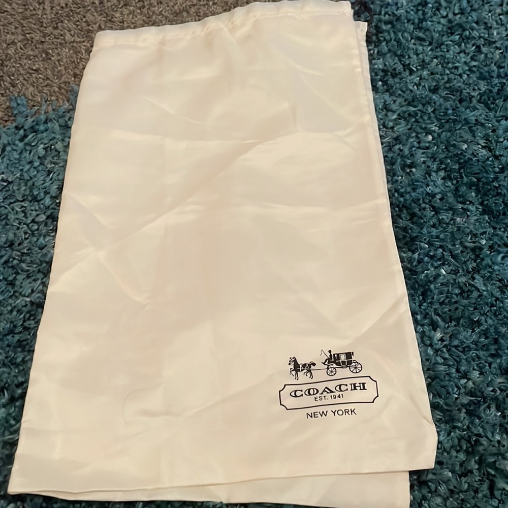 Coach drawstring silk bag - Picture 3 of 4